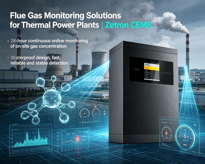 Rešitve za nadzor dimnih plinov za termoelektrarne | Zetron CEMS od spremljanja procesa do skladnosti z emisijami na koncu cevi